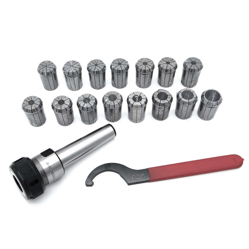 OZ25铣夹头套装NT30/40 MT3/4 BT30/40 R8炮塔铣床弹簧夹头3-25mm