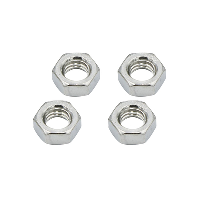 镀镍外六角螺帽银白色螺丝帽