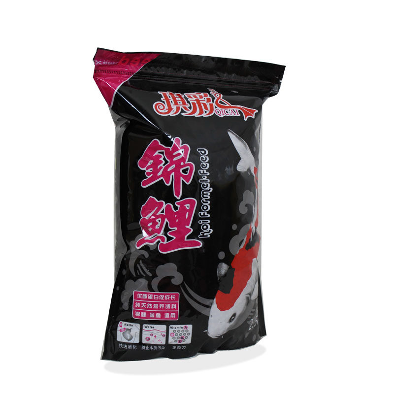 琪彩锦鲤饲料鱼食鱼粮育成增肥增色鱼饲料金鱼饲料小颗粒5斤家用