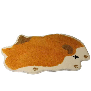 宏兴卡通浴室吸水地垫家用卫生间防滑地毯卫浴厕所入户进门垫子