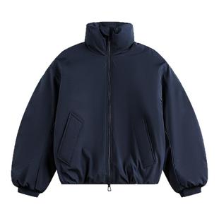 港仔文艺男美式飞行夹克棉服男冬季2026新款保暖宽松立领棉衣外套