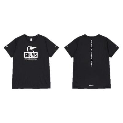 CHUMS洽洽鸟户外运动快干透气短袖经典男女同款T恤CH01-2494