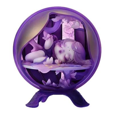 泡泡玛特SKULLPANDA观中景手办