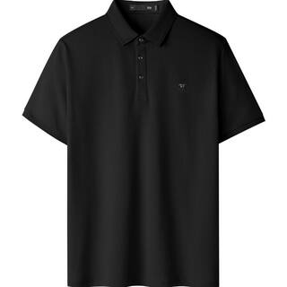 HLA/海澜之家轻商务Chic Ageless凉感短袖POLO26春夏新印花T恤男