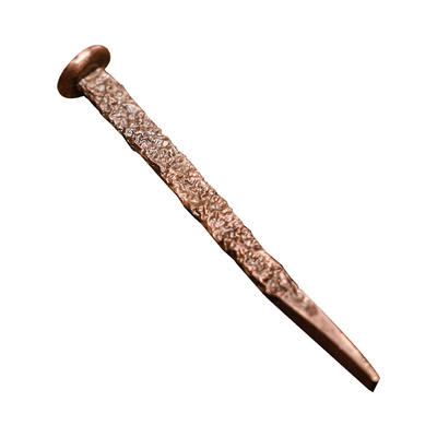 大汉原创纯银复古棺材钉烟斗压棒