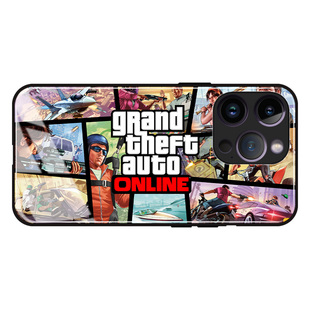 iphonex创意GTA手机壳13pro苹果14适用vivox80荣耀70红米k60华为nova10/p50e恶搞怪12promax给他爱opporeno9