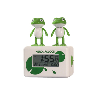 2026新款十大名牌RHYTHM丽声日本小青蛙学生专用学习起床神器闹钟