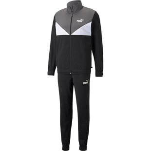 Puma/彪马春季新款男子休闲健身运动长袖套装845848-01