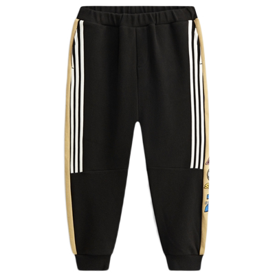 MQD童装男童加绒运动裤儿童针织裤宝宝宽松运动裤卫裤保暖长裤