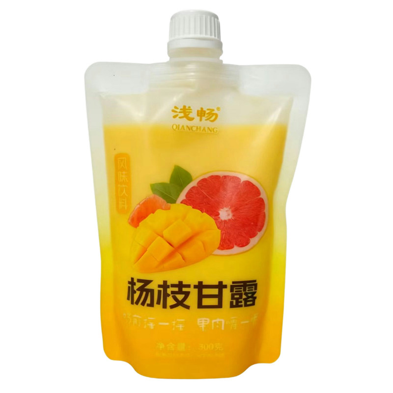 杨枝甘露蓝莓果粒奶早餐奶草莓