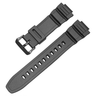 硅胶手表带男适配卡西欧MCW-100H/110H W-S220 HDD-S100 AE-2000