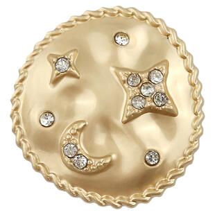 Manual◆金属钻石纽扣星星月亮椭圆装饰扣外套衬衣开衫毛衣纽扣子