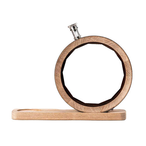 800ML威士忌白兰地桶可视玻璃橡木桶 鸡尾酒 雪莉酒桶 泡酒桶