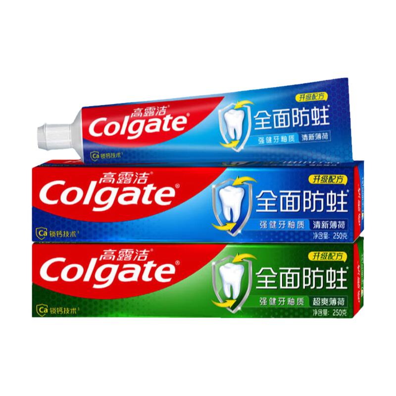 高露洁健齿防蛀含氟牙膏140/250g