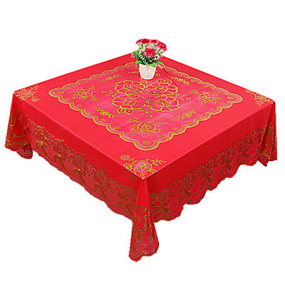 八仙正方桌防水防油免洗PVC桌布