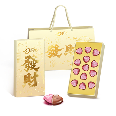 德芙牛奶夹心巧克力新年礼盒