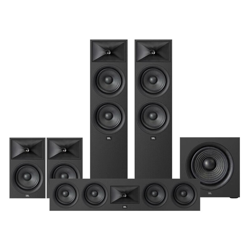 JBL STAGE 260F 家庭影院5.1组合音箱客厅环绕全景声7.1音响套装