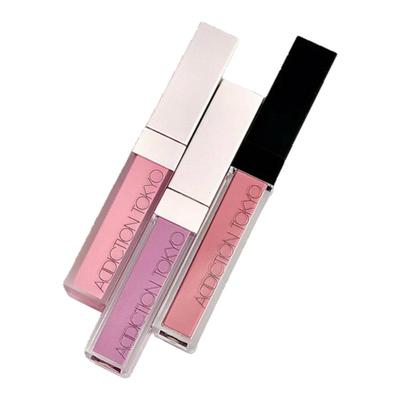 Addiction新品唇釉01rosy pink柔情玫粉 镜面唇彩不沾杯持久