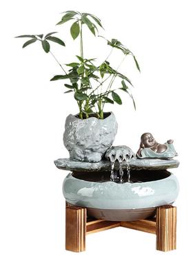 恒韵源陶瓷循环流水新中式