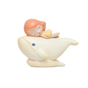 可米生活白夜童话猫兔子祥鹿犬桌面小摆件盲盒确认款手办创意礼物