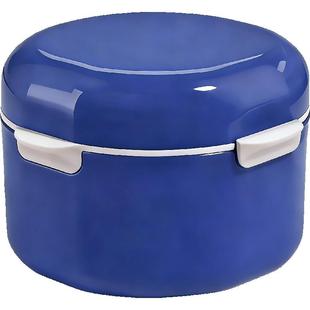 牙套收纳盒正畸矫正保持器浸泡清洁清洗放假牙便携带隐形牙套盒子