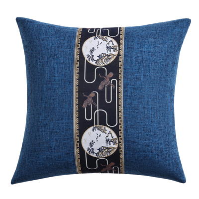 中式棉麻抱枕靠枕套腰枕靠垫