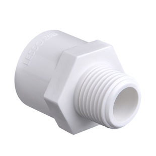 联塑外丝直通PVC给水管配件接头管件给水外螺纹塑料外牙4四分6分