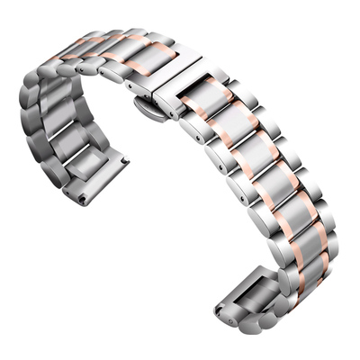 实心快拆手表带男钢带表链女配件