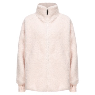 魔力薇薇羊羔绒外套女秋冬新款保暖摇粒绒卫衣户外连帽爬山抓绒衣