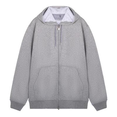 BC/Brunello Cucinelli春夏男士拉链连帽卫衣银泰百货精品 301574
