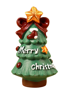 树脂卡通可爱圣诞小动物迷你摆件