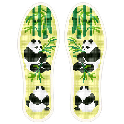 新款七层棉加厚不褪色十字绣鞋垫