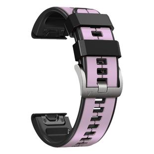 适用garmin佳明fenix8快拆表带双拼色fenix7S/6S/pro/Fenix5Spius本能2S/descent mk2s/mk3i替换硅胶腕带20mm