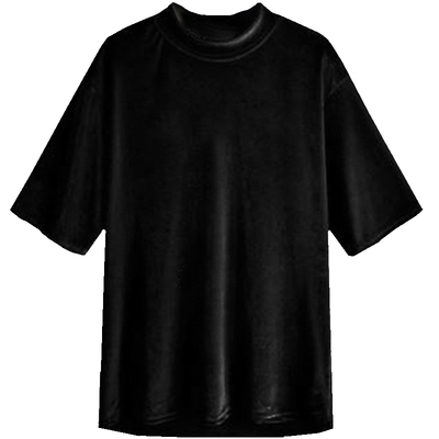 短袖休闲薄厚都有宽松金丝绒女