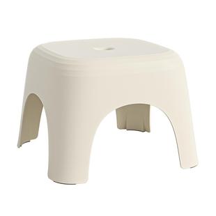 禧天龙塑料矮凳家用加厚客厅沙发结实防滑耐用马桶脚踩凳换鞋板凳