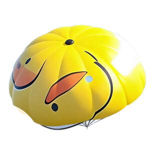 儿童手抛降落伞公园男孩运动竹蜻蜓户外玩具宝宝亲子互动飞伞游