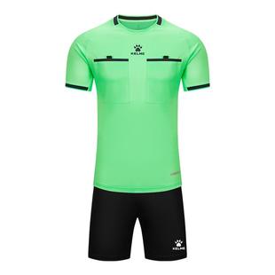 卡尔美足球裁判服套装男款足球比赛裁判员服装短袖圆领夏季定制