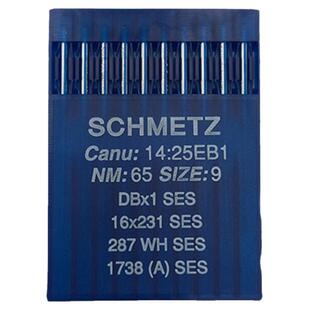 进口德国蓝狮机针平车针DB×1SES工业缝纫机针平缝机针DB*1小圆头