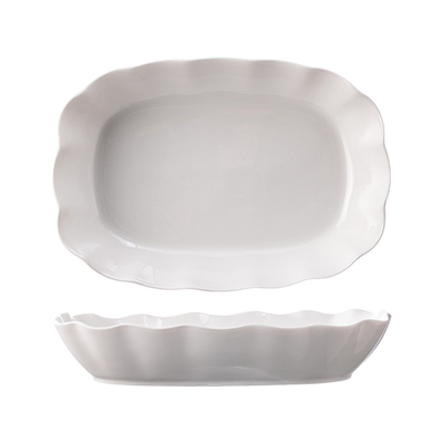 创意花边汤汁不溢出深盘