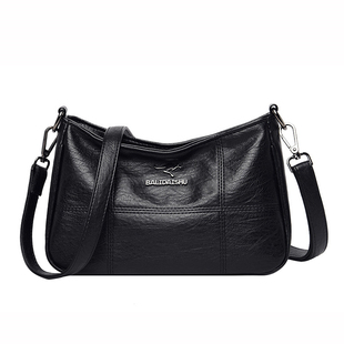 品牌真皮女包包2026新款潮爆款时尚中年妈妈包斜挎包软皮水桶挎包