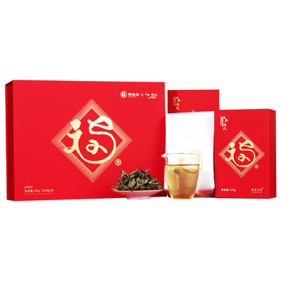 【太极禅院X馥益堂】福鼎白茶 福茶礼盒2022白牡丹散茶200g礼盒装