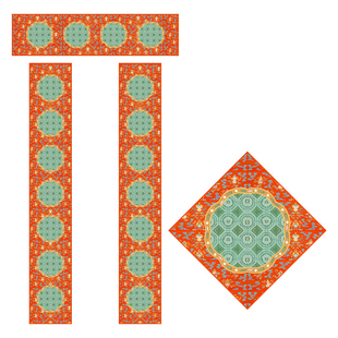 彩笺楹帖博物馆复刻纸微喷新春手写对联半生半熟国风传统花纹书法专用纸7言春联创意书法作品纸