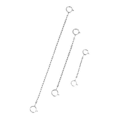 s925纯银不易过敏首饰延长链配件