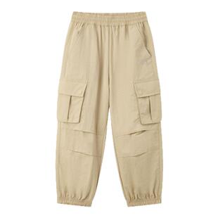 New Balance nb童装男女儿童春秋休闲大口袋束脚长裤ND7TF12093