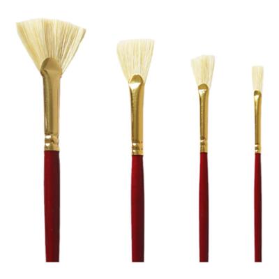 温莎牛顿油画笔扇形猪鬃