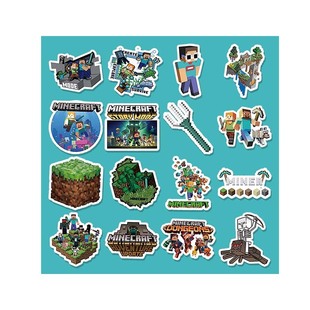 50张我的世界贴纸手机壳DIY贴纸水杯装饰贴纸手账贴纸笔记本电脑贴纸