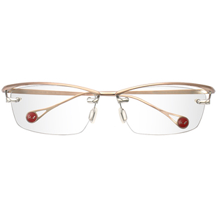 日本Ken Okuyama奥山清行眼镜框男半框纯钛超轻商务大脸眼镜架229