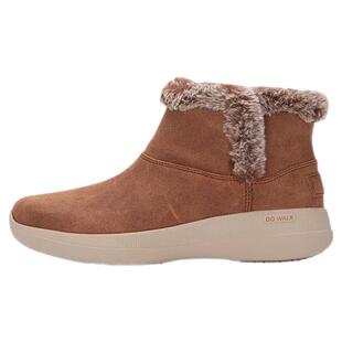 斯凯奇加绒女鞋春季保暖雪地靴女款户外运动休闲鞋子新款棉鞋靴子