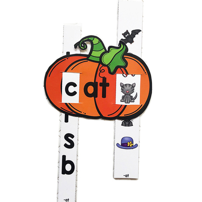 英语自然拼读抽拉卡片教具