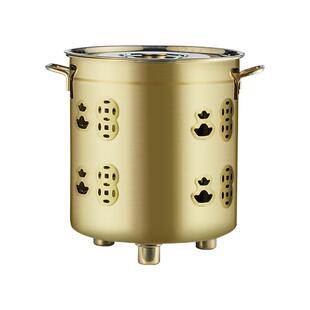 不锈钢烧纸桶烧金桶焚烧桶家用无烟特大号拜拜烧元宝桶铁桶聚宝盆